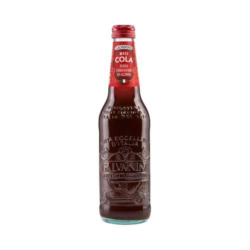 GALVANINA Refresco de cola sin alcohol, ecológica botella 33.5 cl.