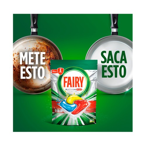 FAIRY Lavavajillas máquina platinum plus 12 186 g.