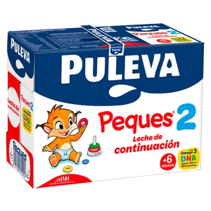 PULEVA Peques 2 Leche (2) de continuación, de 6 a 12 meses 6 x 1 l.