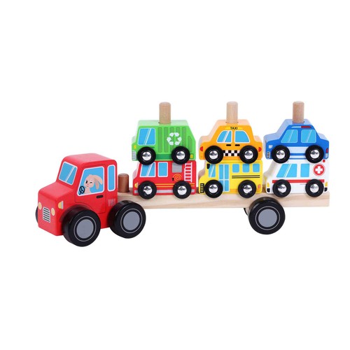 Leo Camion Trasportar Coche 30 Cm ONE TWO FUN ALCAMPO