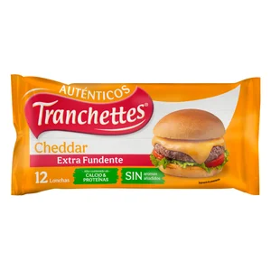 LA VACA QUE RÍE Tranchettes cheddar (queso fundido). 12 uds. 225 g.
