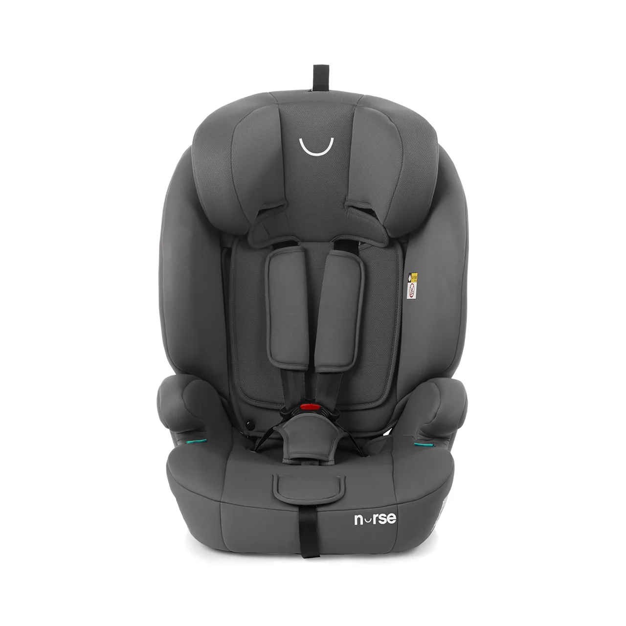 Silla de auto Grip, i-Size (76-150cm), color gris.