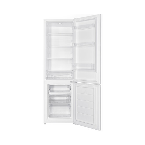 Frigorífico combi WINIA WRDBH262NPW Cíclico, clasificación energética: F, H: 180cm, A: 55cm, F: 56cm, capacidad total: 262L.