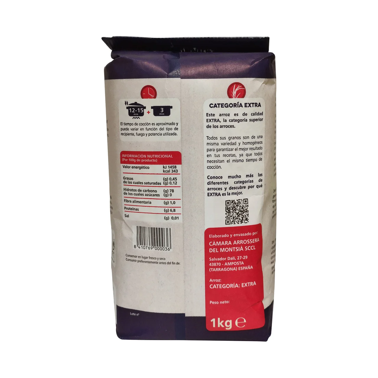 Arroz 1 kg.