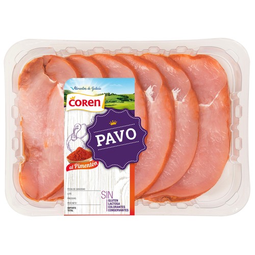 Filetes de pechuga de pavo al pimentón COREN