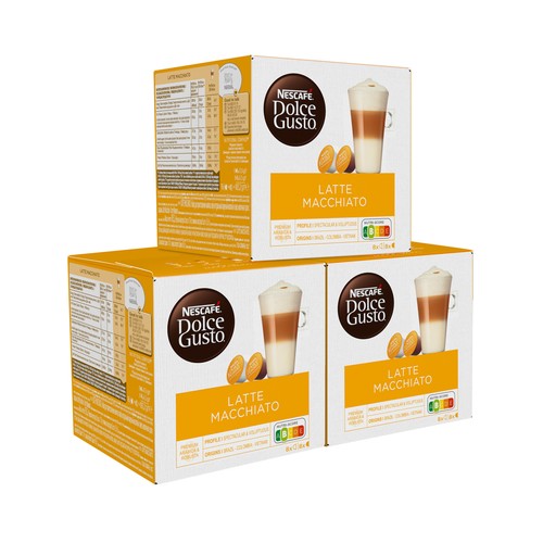 DOLCE GUSTO Café en cápsulas Latte Macchiato  I2, 8 uds.
