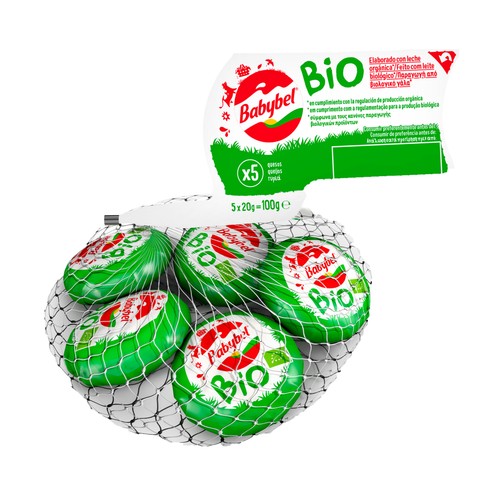 BABYBEL Queso en porciones ecológico Mini 5 uds. 100 g.