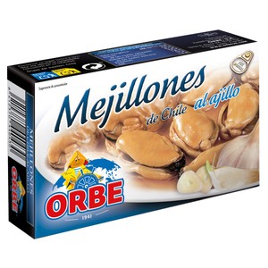 Mejillones al ajillo 20/25 69g