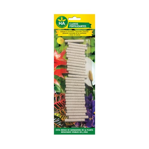 Clavos fertilizantes, 25 unidades, HA-HUERTO Y JARDÍN.