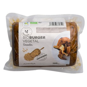 Ahimsa Burguer Vegetal de Cereales Ecológico Ahimsa 750 G.