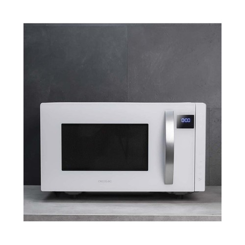 Microondas sin plato CECOTEC GrandHeat 2300 Flatbed Touch White, color blanco, capacidad 23L, potencia: 800W.