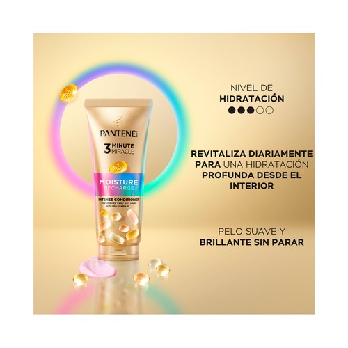 PANTENE 3 Minute miracle hydra revitaliza Acondicionador intensivo para cabellos muy secos 220 ml