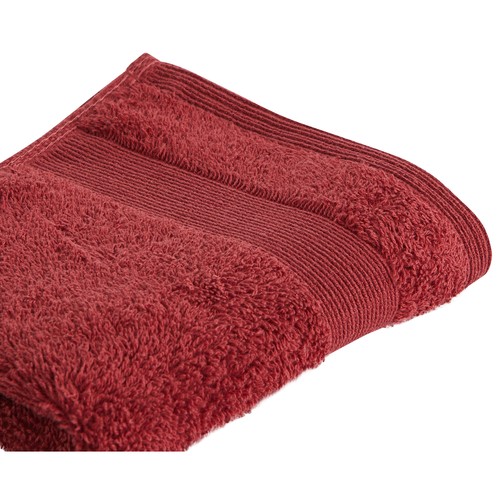 Toalla lisa de tocador Red Ochre, 650g/m² de densidad, ACTUEL.