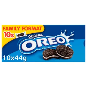 OREO Original Galletas rellenas de crema de vainilla 10 uds. 44 g.