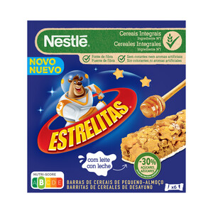 NESTLÉ Barritas de cereales NESTLÉ Estrellitas 6 x 22 g.