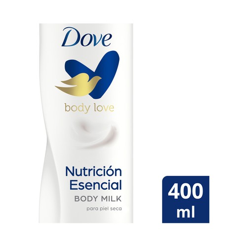 DOVE Body love Loción corporal nutritiva para pieles secas 400 ml.