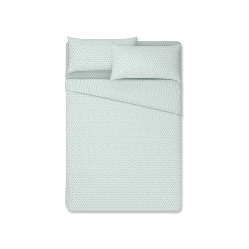 Juego de sábanas de percal para cama de 160cm, 100% algodón, ACTUEL.