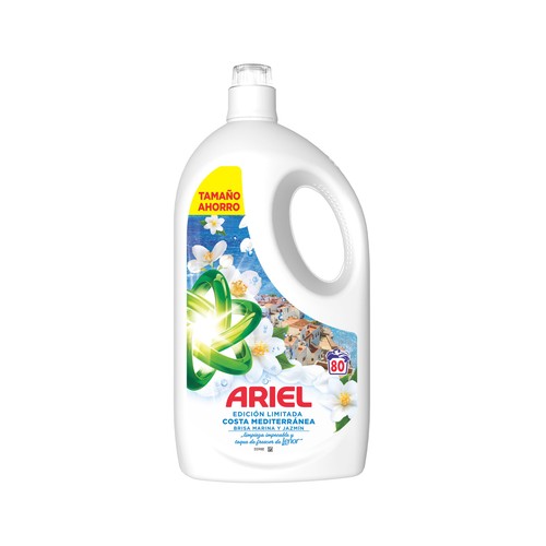ARIEL Detergente líquido costa mediterránea 80DS