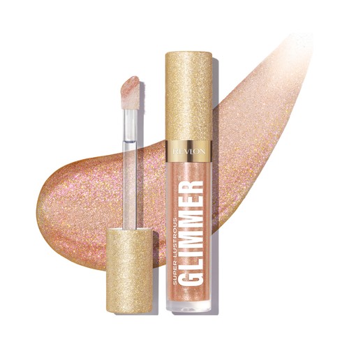 REVLON Super lustrous glimmer tono Happy hour Brillo de labios con efecto multidimensional.