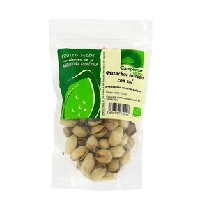 Imagen de CAMPOMAR NATURE Pistachos Tostados Con Sal ecológicos 125 g.