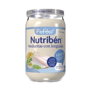 Potitos® de veduritas con lenguado, a partir de 6 meses 250 g.