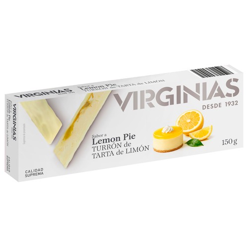 VIRGINIAS Turrón de tarta de limón 150 g.