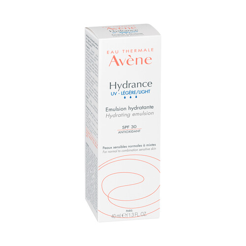 THERMALE AVÉNE Hydrance Emulsión hidratante ligera, con FPS 30, para pieles normales a mixtas 40 ml.