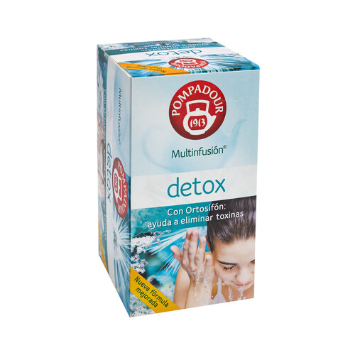Infusión Detox POMPADOUR 20 unidades de 40 gr.