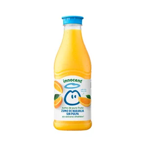 INNOCENT Zumo de naranja sin pulpa 900 ml.