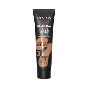 REVLON Colorstay full cover Tono 320 True beige Base de maquillaje de textura ligera, cobertura 100% mate 30 ml.