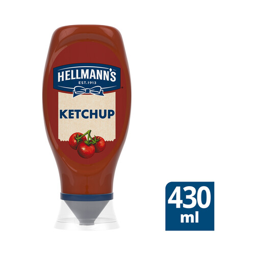 HELLMANN'S Ketchup bocabajo 486 g.