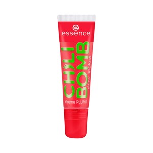 Imagen de ESSENCE Chili bomb tono rojo brillante Brillo de labios voluminizador, aroma a fresa.