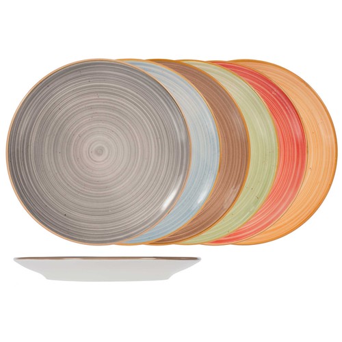 Plato llano 26cm stoneware, modelo Opera. H&H