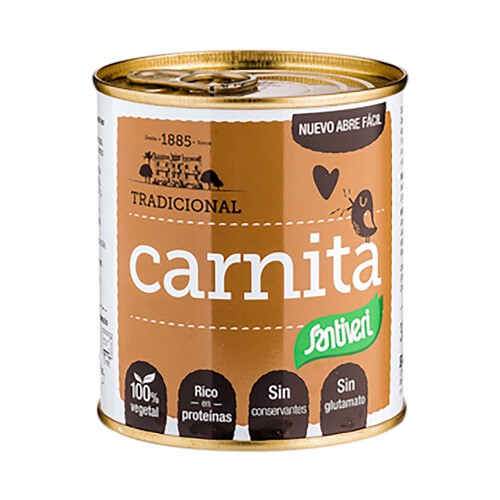 SANTIVERI Carnita preparado vegetal de soja SANTIVERI 300 g.