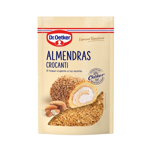 DR. OETKER Almendra crocanti, DOCTOR OETKER, bolsa de 125 g.