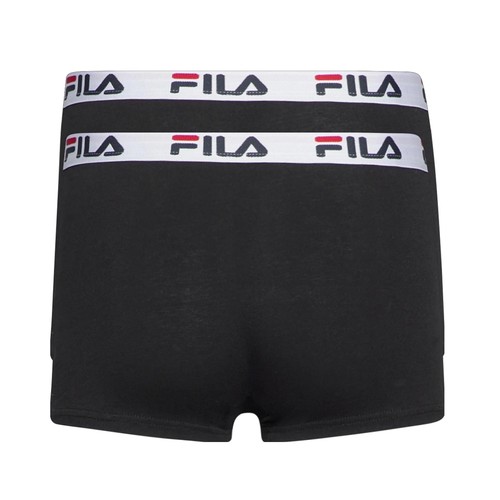 Pack 2 boxer FILA, color negro, talla M