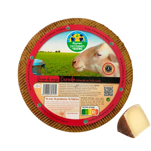 Queso de oveja reserva - Cuña 200g.