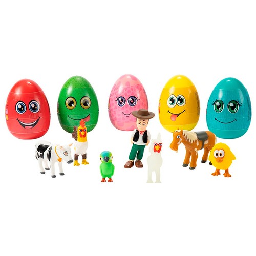 Maxi huevos sorpresa LA GRANJA DE ZENÓN. BANDAI