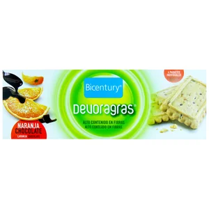 BICENTURY Galletas de Naranja y Chocolate BICENTURY 169 g.