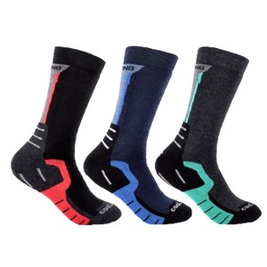 Imagen de Lote de 3 pares de calcetines altos de trekking JOMA, talla única.