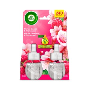 AIRWICK Recambio ambientador eléctrico olor a frambuesa duplo 2X19ml