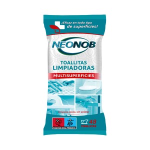 NEONOB Toallitas higienizantes multisuperficie NEONOB 48 uds.