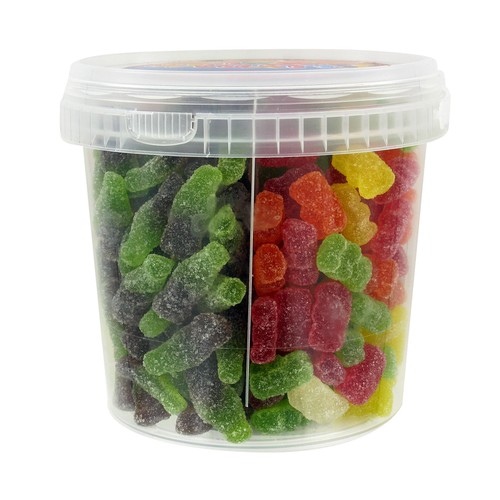 MIGUELAÑEZ Gominola suave sabor a frutas tarro 1 kg.
