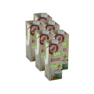 ALCAMPO ECOLÓGICO Bebida de avena ALCAMPO ECOLÓGICO brick de 1 litro pack de 6 uds.