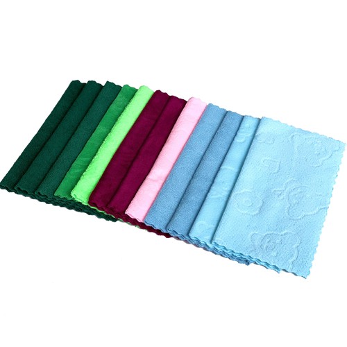 Pack de 12 bayetas de microfribra 30x30cm, AUCHAN.