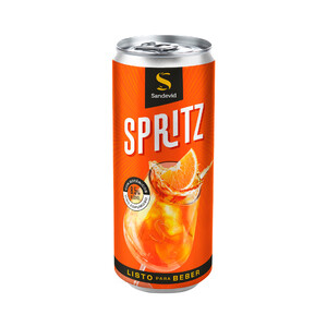 Imagen de SANDEVID Aperitivo italiano (spritz) a base de vino espumoso y botánicos lata 25 cl.