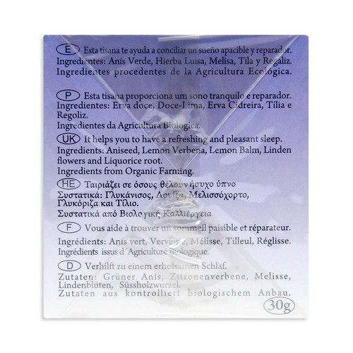 Tisana duerme de cultivo ecológico ARTEMIS 30 g.