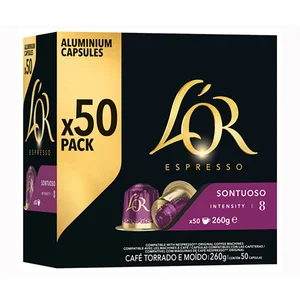 L'OR Café en cápsulas sontuosa 50 uds. 260 g.