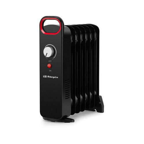 Radiador de aceite ORBEGOZO RO 1030, 1000W, 7 elementos, termostato.