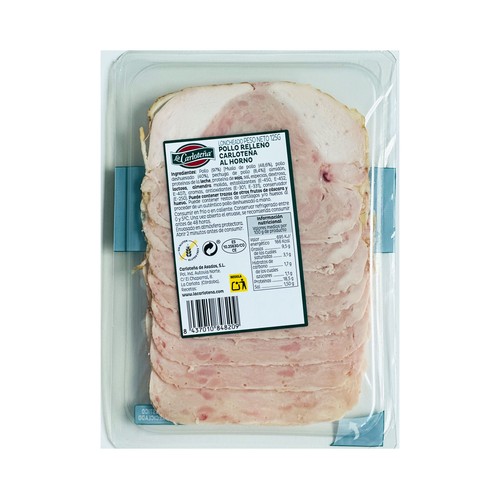 LA CARLOTEÑA Loncheado de pollo 125 g.